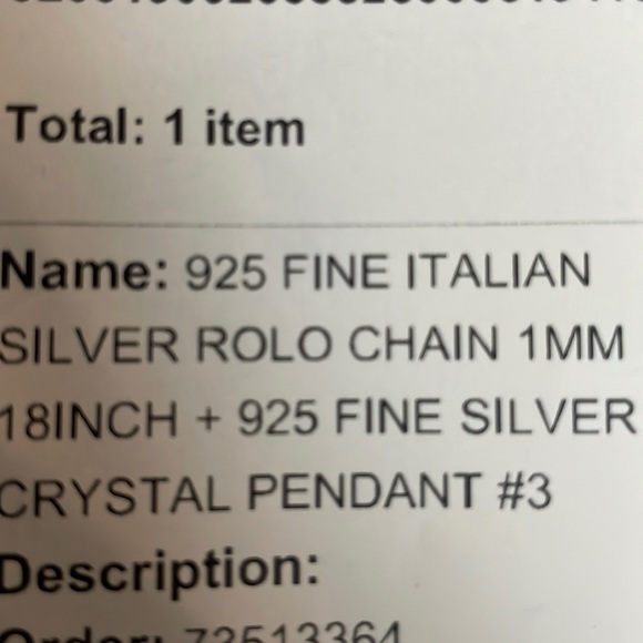 925 fine silver premium pendant necklace - Picture 4 of 6